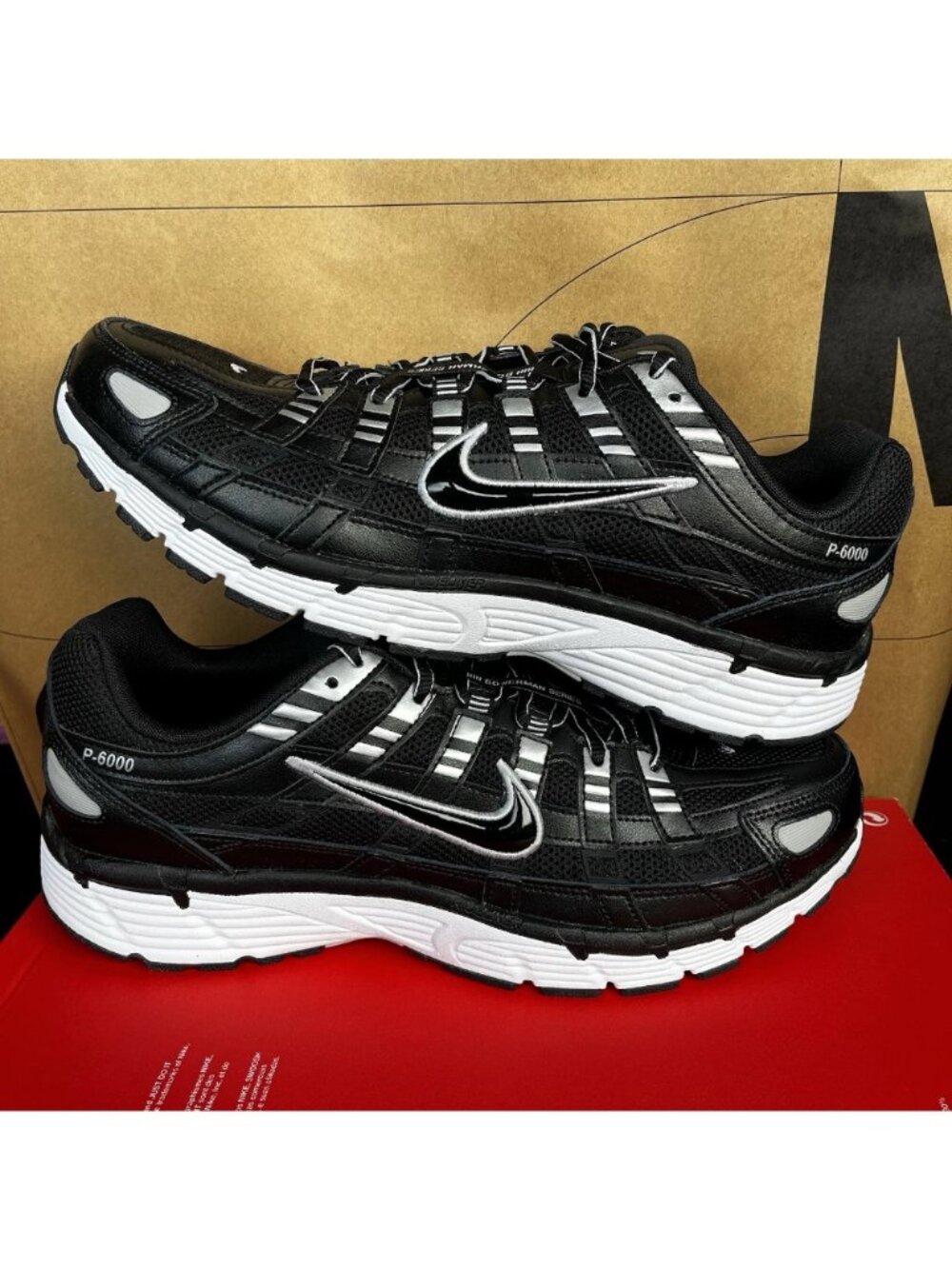 NEW Nike P-6000 Black/Black-White CD6404-026 Men Size 13
